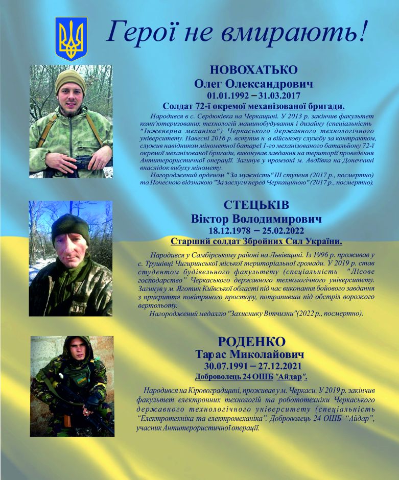 2.Новохатько. Стецьків .Роденко