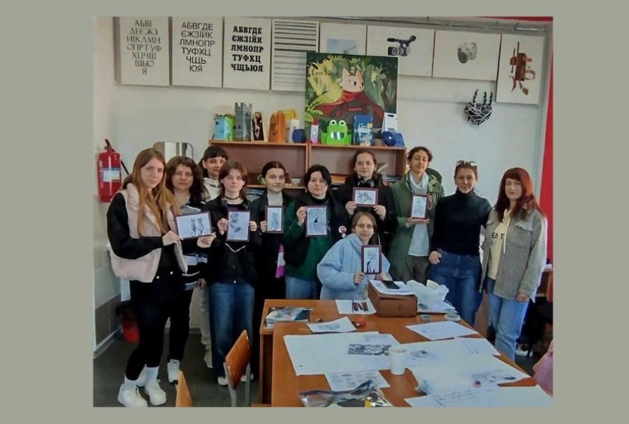 &laquo;Туш і перо: традиційна техніка в сучасному дизайні&raquo;. На кафедрі дизайну ЧДТУ пройшов тематичний майстерклас