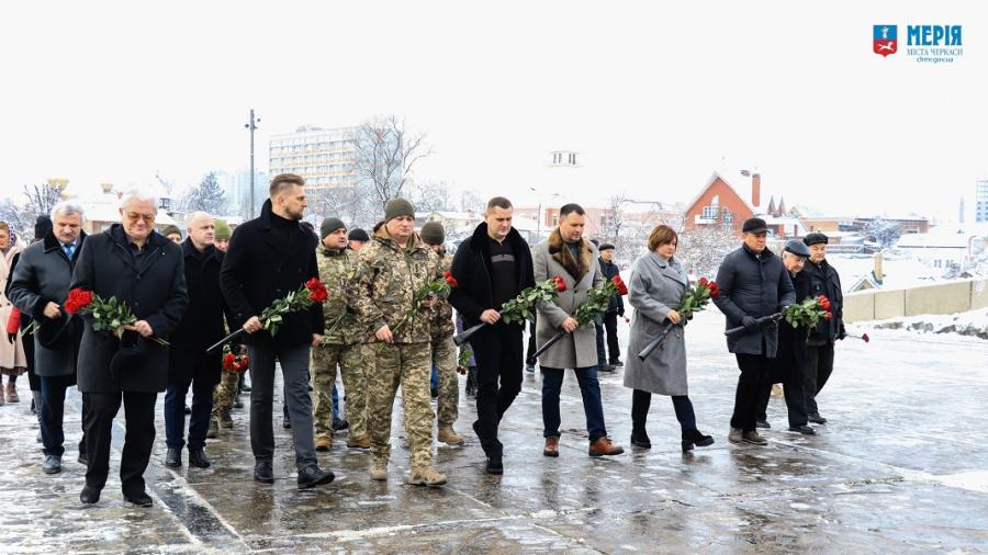 Делегація ЧДТУ долучилася до заходів з нагоди 79-ої річниці визволення Черкас від нацистських окупантів