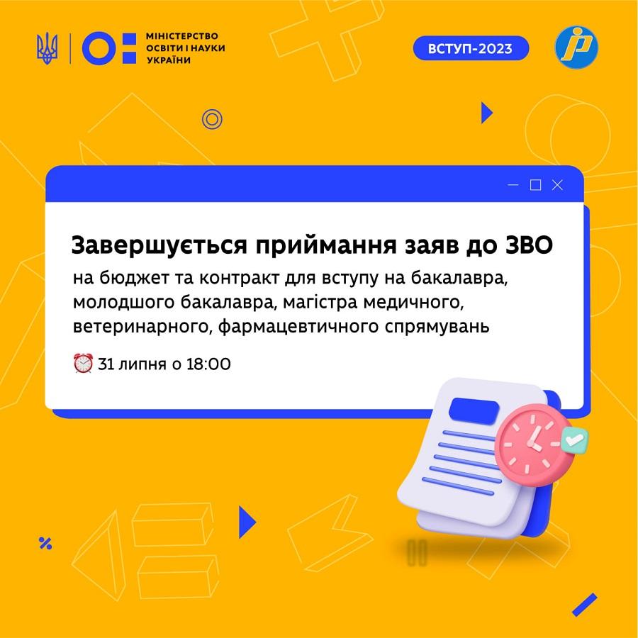 У ЧДТУ завершується прийом заяв та документів на бюджет за освітнім ступенем бакалавр