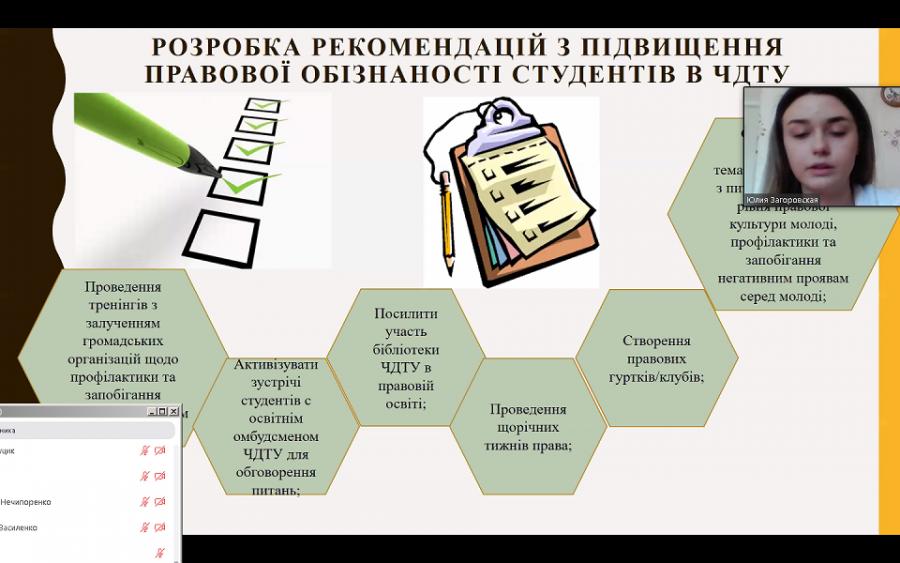На студентській конференції кафедри загальної екології, педагогіки та психології ЧДТУ обговорили актуальні питання сьогодення