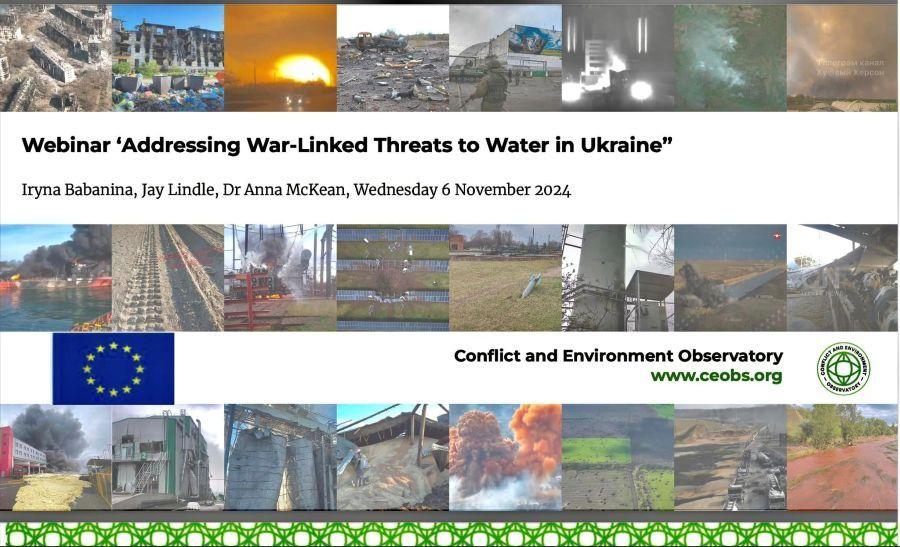 Кафедра екології ЧДТУ взяла участь у міжнародному вебінарі «Addressing War-Linked Threat to Water in Ukraine»