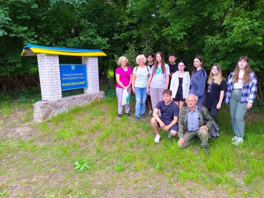 Студенти-екологи ЧДТУ взяли участь у науково-практичному семінарі  на базі Національного природного парку «Білоозерський»