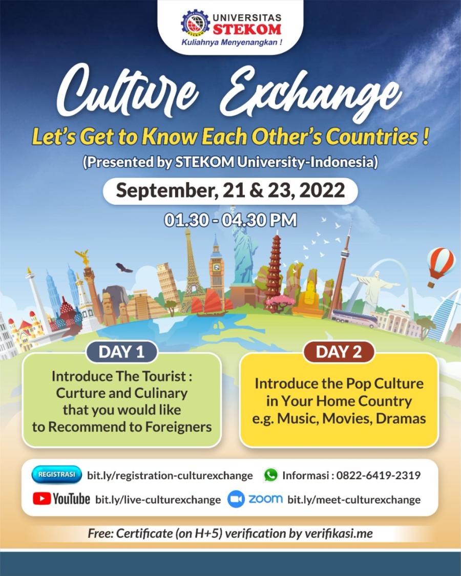 Студентська конференція в рамках програми культурного обміну “CULTURE EXCHANGE” від університета-партнера ЧДТУ STEKOM University (Індонезія)