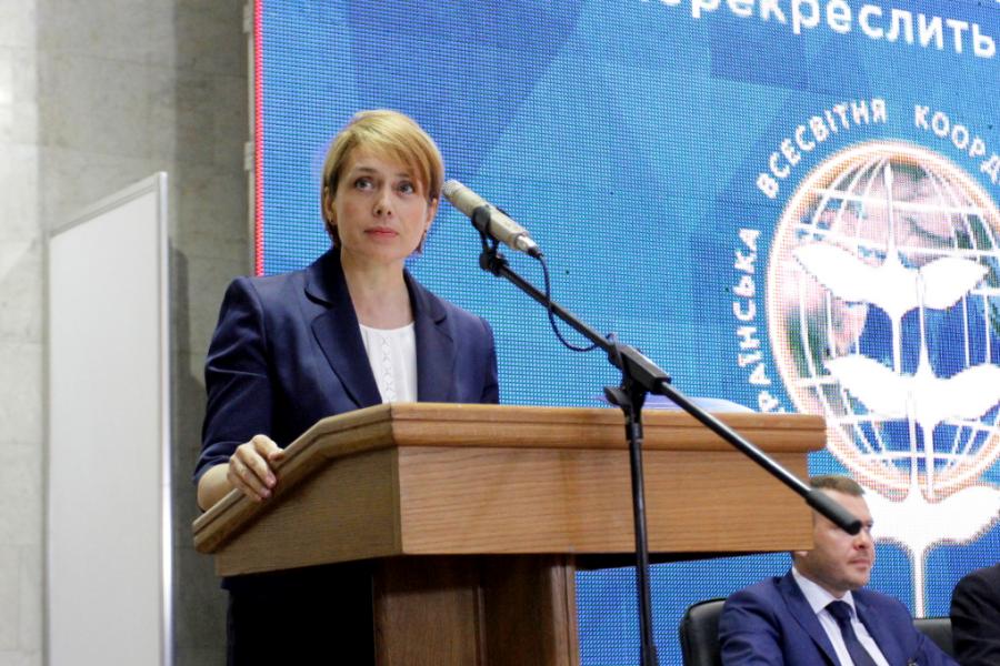 Міністр освіти і науки Лілія Гриневич закликала створити міжнародно визнаний іспит з української мови як іноземної