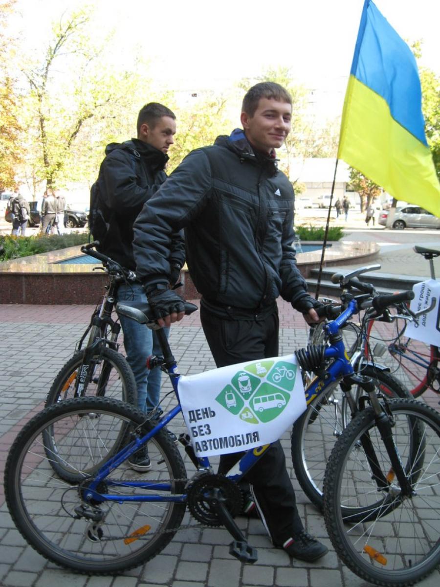 25 вересня 2014 р. в ЧДТУ відбувся велопробіг «День без авто»