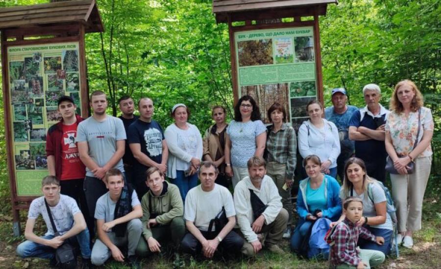 Студенти спеціальності лісове господарство проходять навчальну практику в природному заповіднику «Розточчя»  на Львівщині