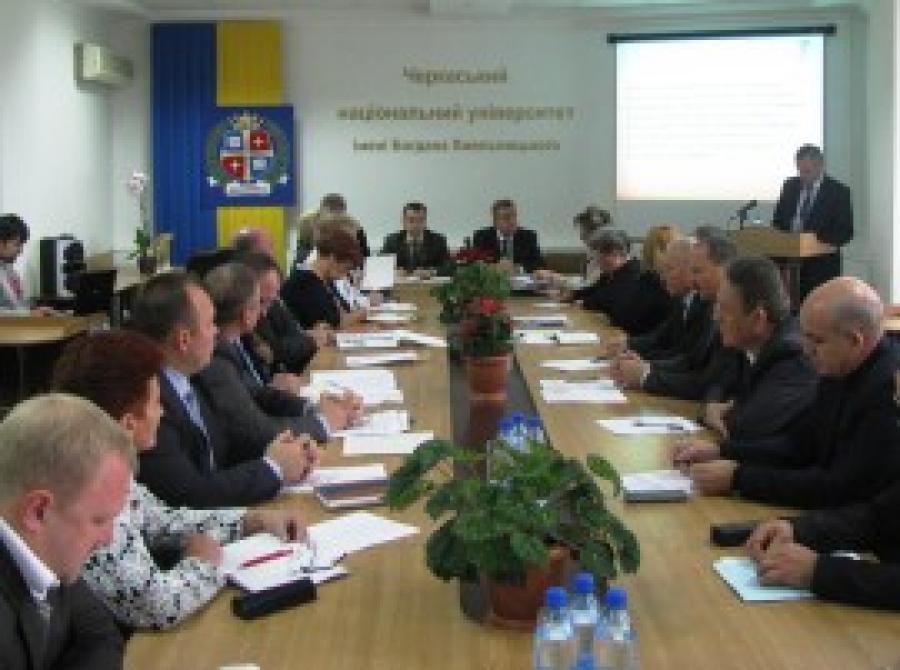 Ректор ЧДТУ взяла участь в роботі Черкаської обласної ради ректорів, директорів ВНЗ I-IV рівнів акредитації