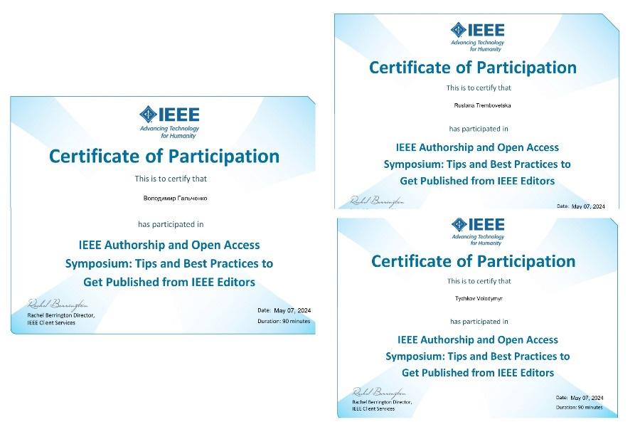 Науковці ЧДТУ взяли участь у вебінарі «IEEE Authorship and Open Access Symposium: Tips and Best Practices to Get Published from IEEE Editors»