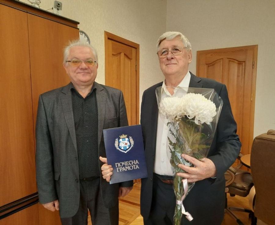 У ЧДТУ привітали з ювілеєм видатного науковця, професора університету Геннадія Столяренка