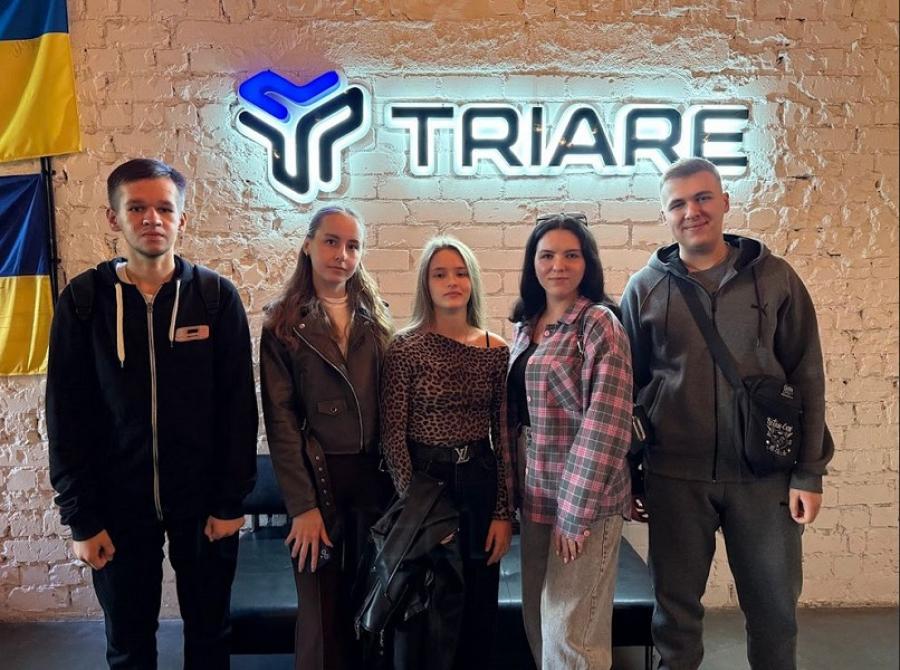 Студенти факультету інформаційних технологій і систем ЧДТУ побували на Дні відкритих дверей компанії TRIARE