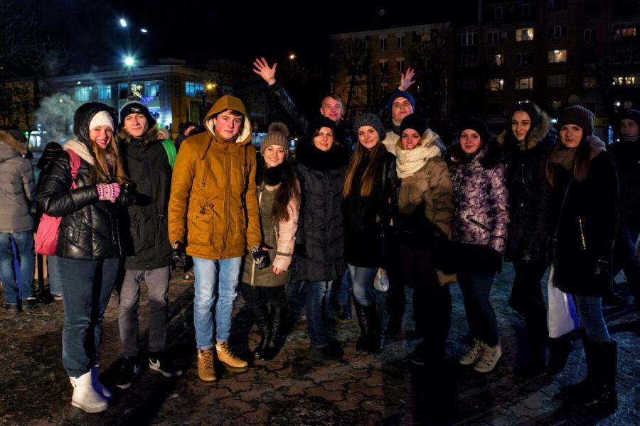 Студенти Черкаського державного технологічного університету долучилися до фестивалю «Різдвяна коляда»