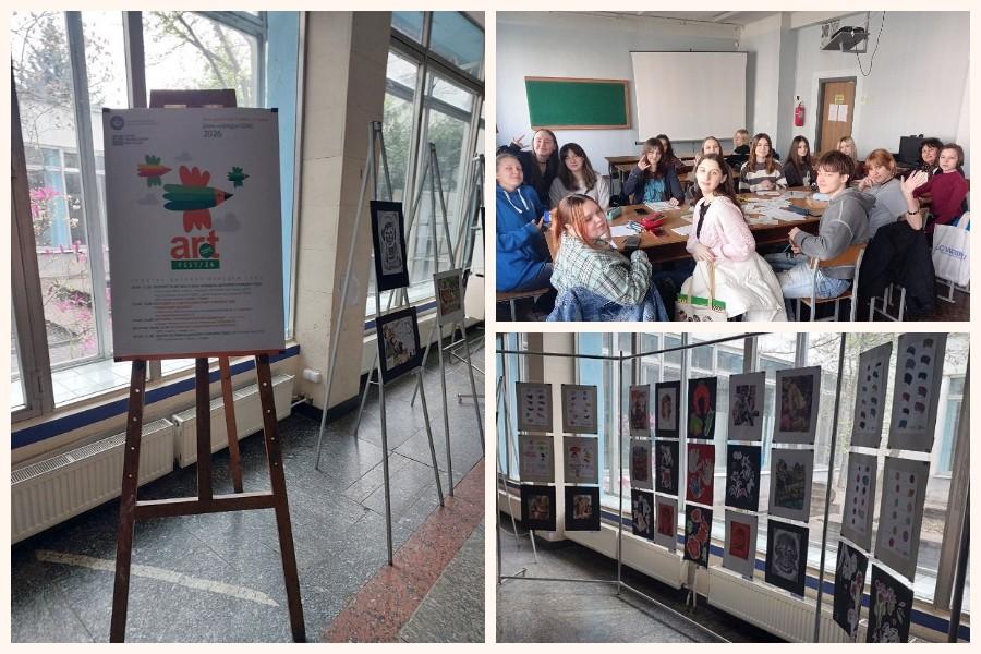 Art Fest 2026 &laquo;Малюй майбутнє&raquo;: кафедра графічного дизайну, моди та стилю ЧДТУ презентувала виставку творчих робіт учнів підготовчих курсів