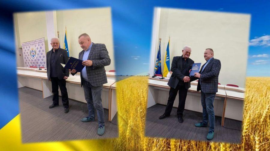 Очільник Донецької ОВА відзначив ректора ЧДТУ Олега Григора Подякою за вагомий особистий внесок у розвиток освіти в Донецькій області
