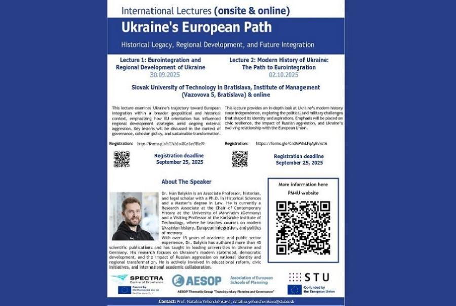 Науковців ЧДТУ запрошують на цикл відкритих лекцій щодо євроінтеграції у Братиславі