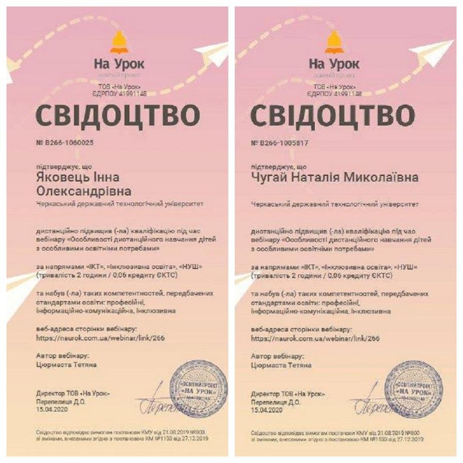 Науковці спеціалізації «Промисловий дизайн» ЧДТУ підвищують кваліфікацію у галузі інклюзивної освіти