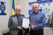 Ректор ЧДТУ Олег Григор отримав Подяку Черкаського обкому Профспілки працівників освіти і науки України за підтримку профспілкових ініціатив